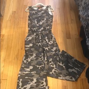 Animal print jumpsuit